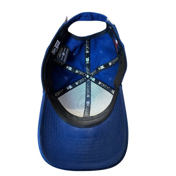 Chicago Cubs MLB New‎ Era Glitter Blue Womens Strapback  Baseball Cap Hat - Picture 5 of 8